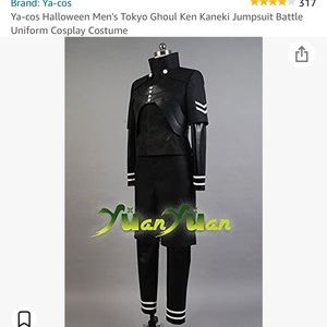 Tokyo Ghoul Costume Adult Small with wig and mask included